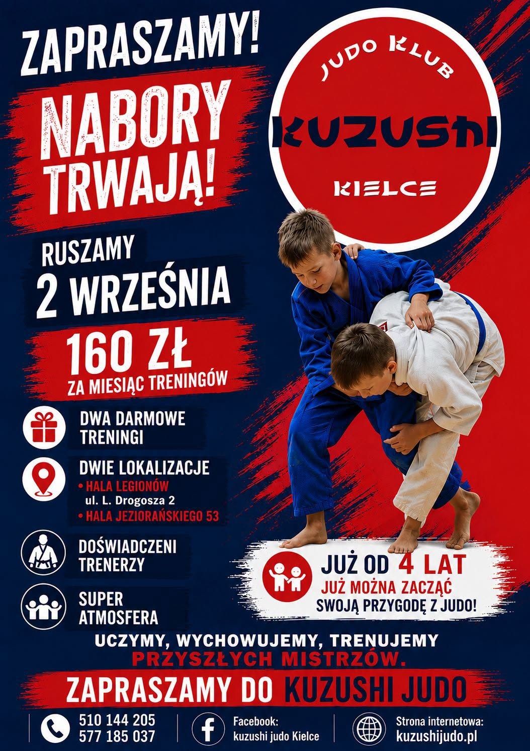 Klub Judo Kuzushi zaprasza na treningi!